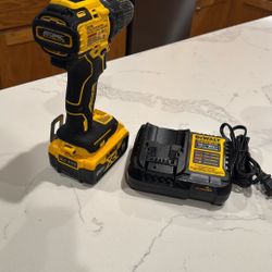 Dewalt Brushless 20v With 5 Ah Battery & Charger 