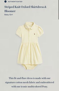 Ralph Lauren toddler dress size 12mo