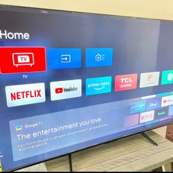 TCL 58 Smart 4k HDTV In Box Lots Of Apps. 