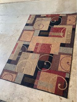 Multicolor area rug