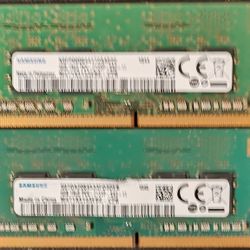 Samsung 8gb 2x4gb DDR 4 Sodimm 