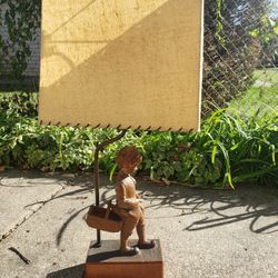 boy vintage lamp 