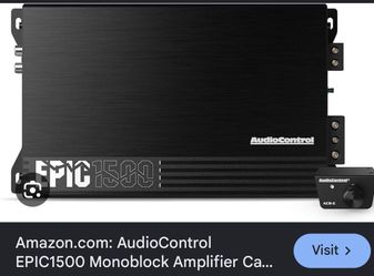 Epic 1500w amp with bass knob