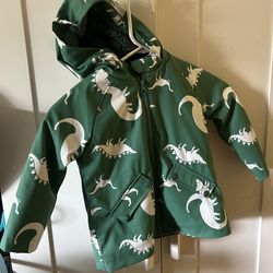 2T dinosaur  rain coat