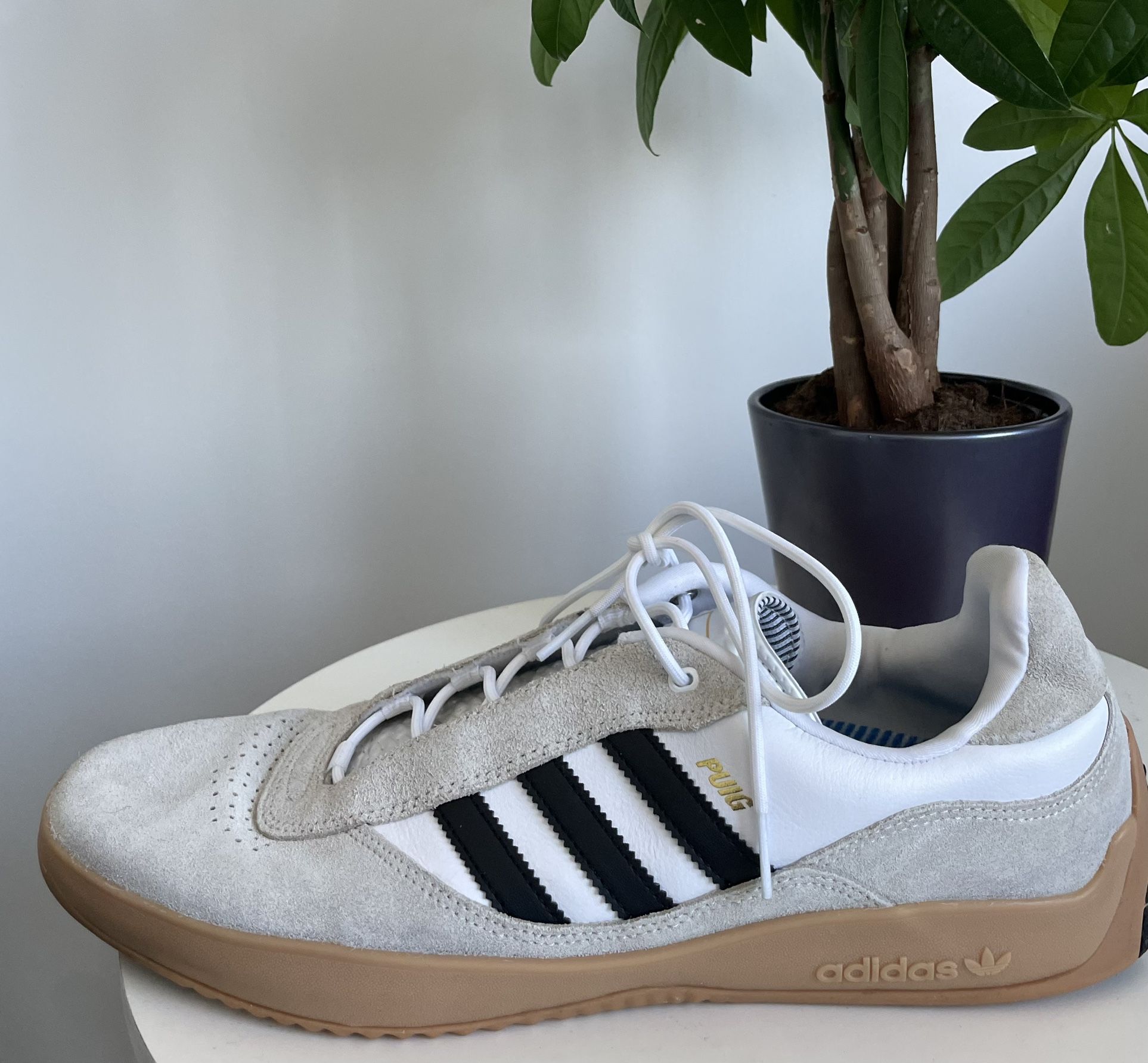 Adidas Puig White Black Gum | Men 14