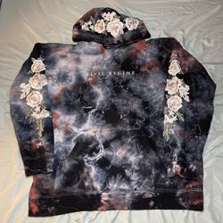 Civil Regime white rose hoodie “blessed ashes”