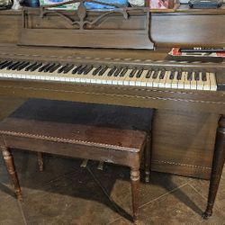 Piano With Bench. Best Offer