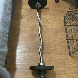 75 Pound Curl Bar