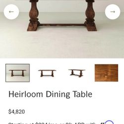 Beautiful Dining Table With Leaf 