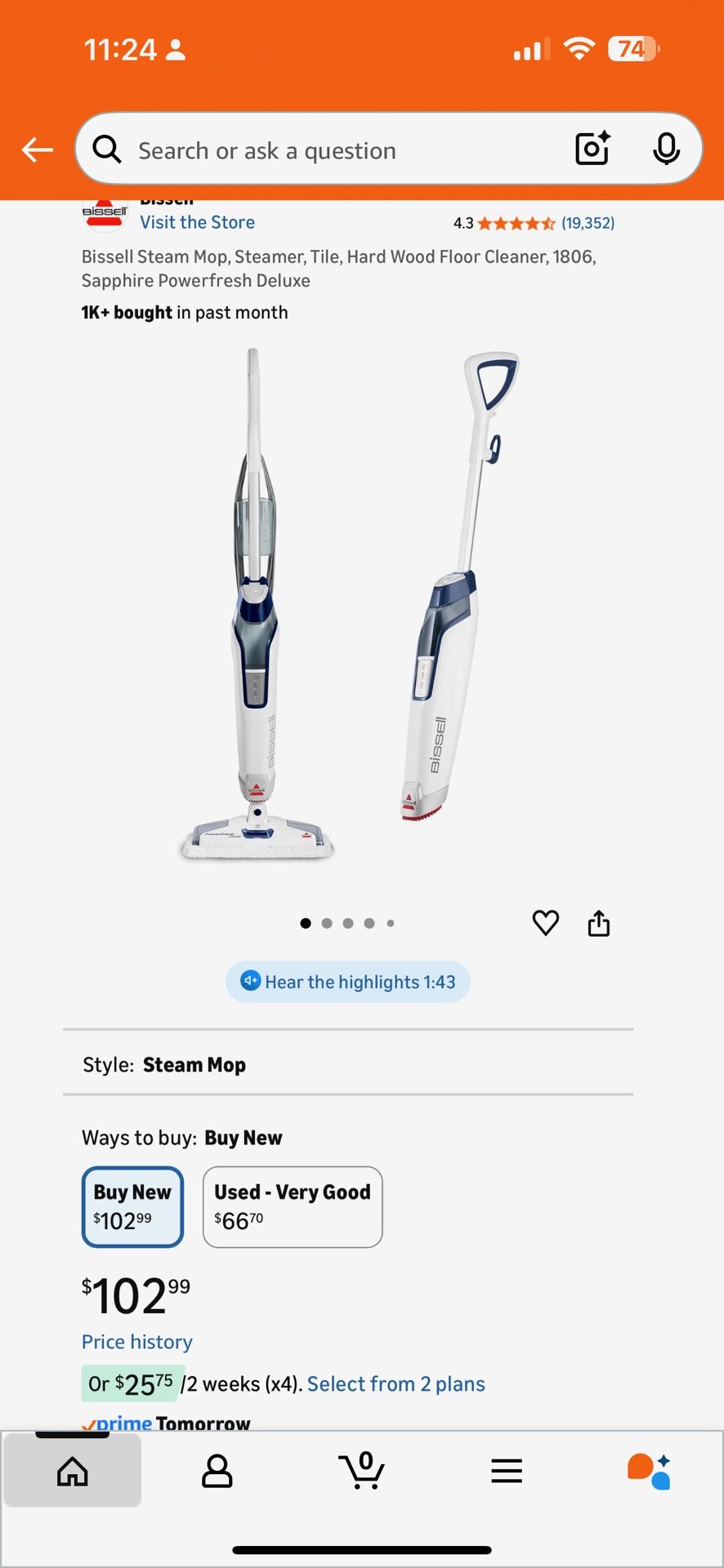 Power Fresh Deluxe Bissell