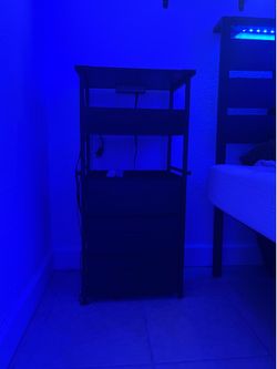 mini dresser with drawers and plugs