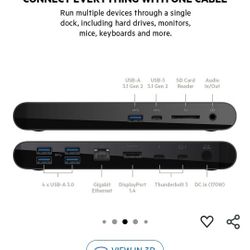 Belkin Thunderbolt 3 Dock Pro w/ Thunderbolt 3 Cable - USB-C Hub - USB-C Docking Station