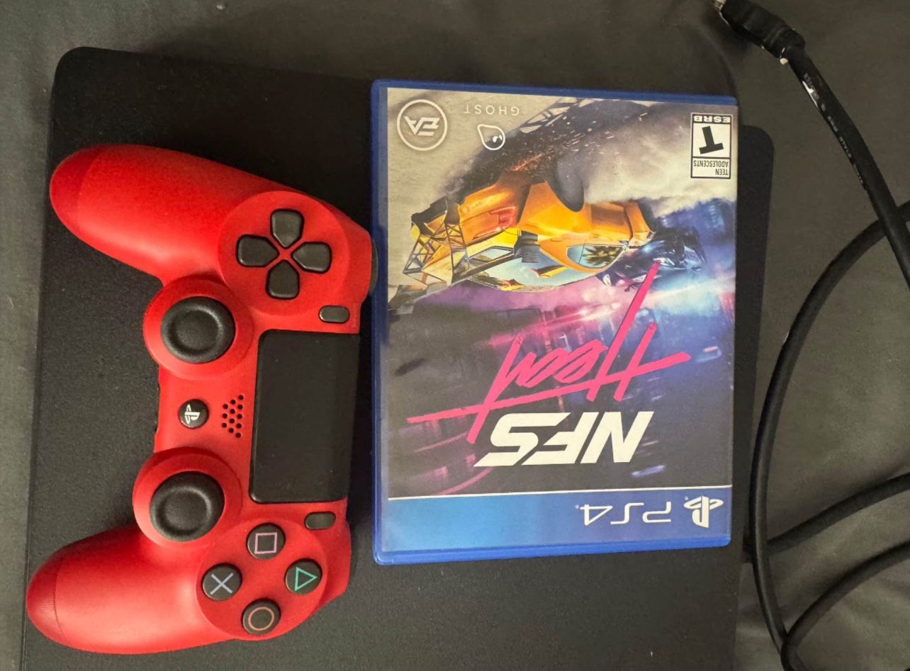 🚨🚨🚨‼️‼️PS4 Perfect Condition With Controller And NFS game