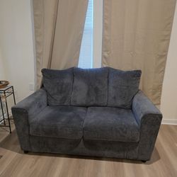 Dark Grey Love Seat 