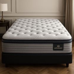 King Size Mattress Serta Perfect Sleeper Firm 14” Inches Thick New From Factory Same Day Delivery