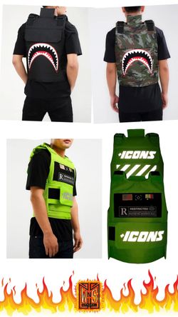 Icon shark mouth vests
