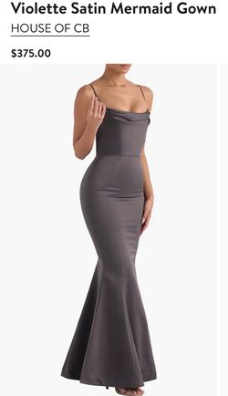House of CB Violette Satin Mermaid Gown