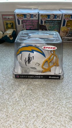 Signed Mini keenan Allen Helmet