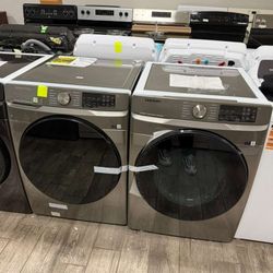 Samsung washer and dryer set with warranty