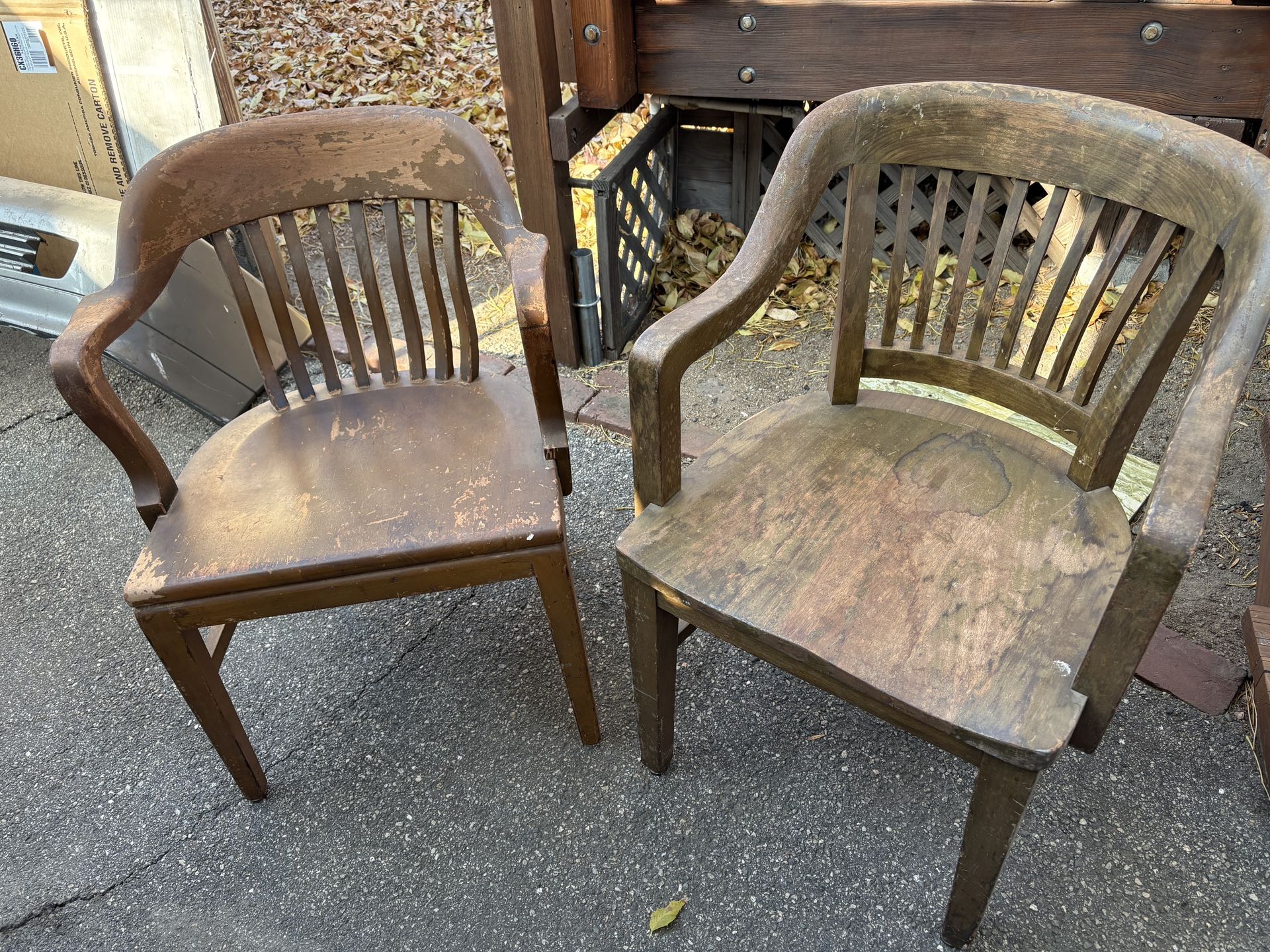 Antique Solid Wood Chairs 