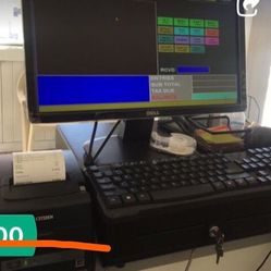 Computer system with cash register