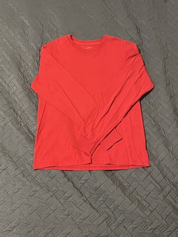 Hanes Tagless Red Cotton Shirt
