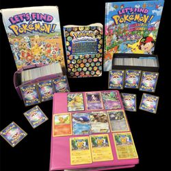 Pokémon Cards Approximately 1,500 Some Cards That Are Valuable And 3 Pokemon Books!