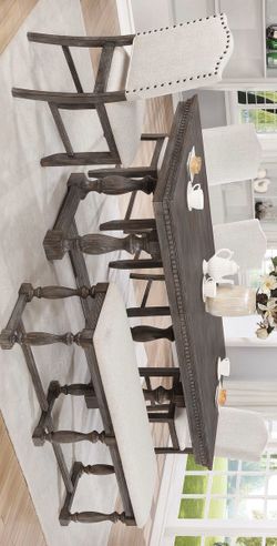 Regent Grayish Brown Dining Set