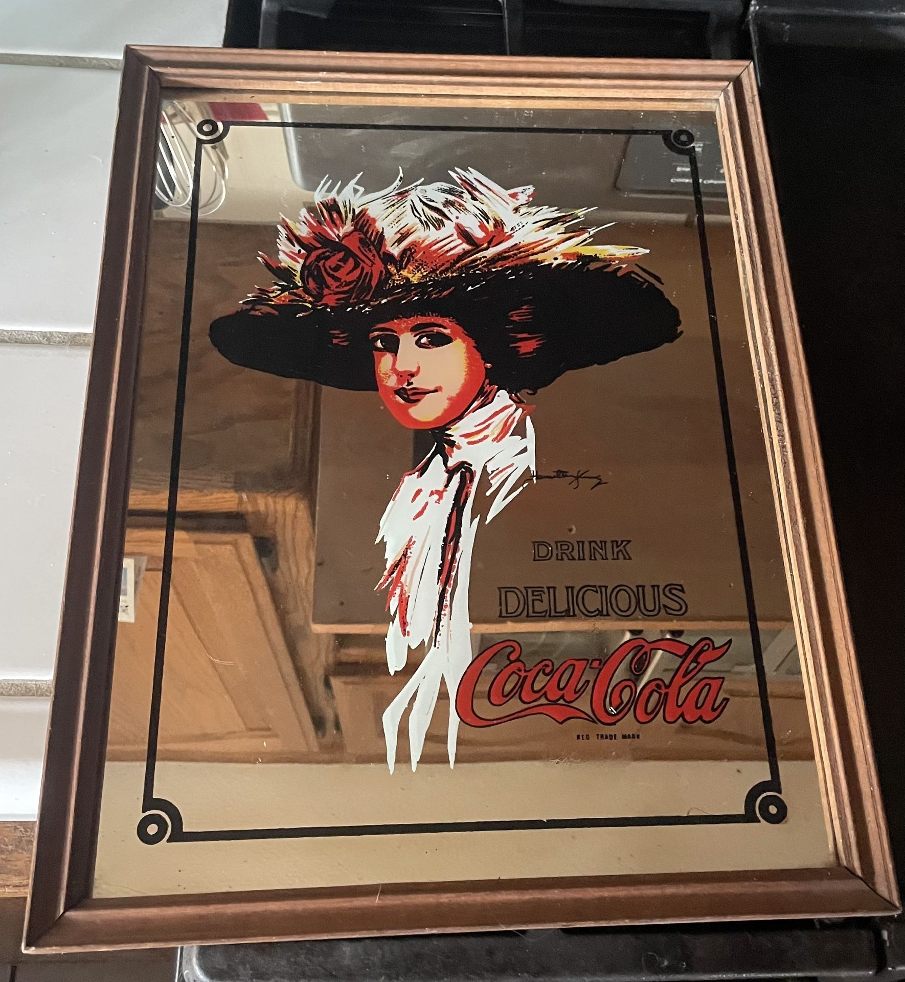 Vintage Coca Cola Mirror