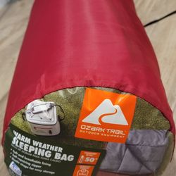 Ozark Trail 50 F Warm Weather Rectangular Sleeping Bag