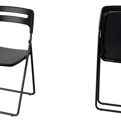 IKEA NISSE folding Chair(Black)