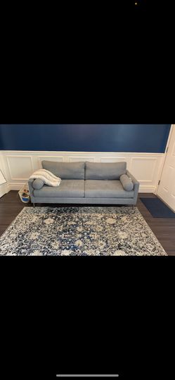 Grey Material Couch