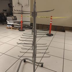 Display Rack With Hooks Practically New $60