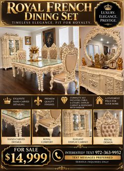 Royal French dinning set
