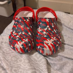 American Flag Crocs 