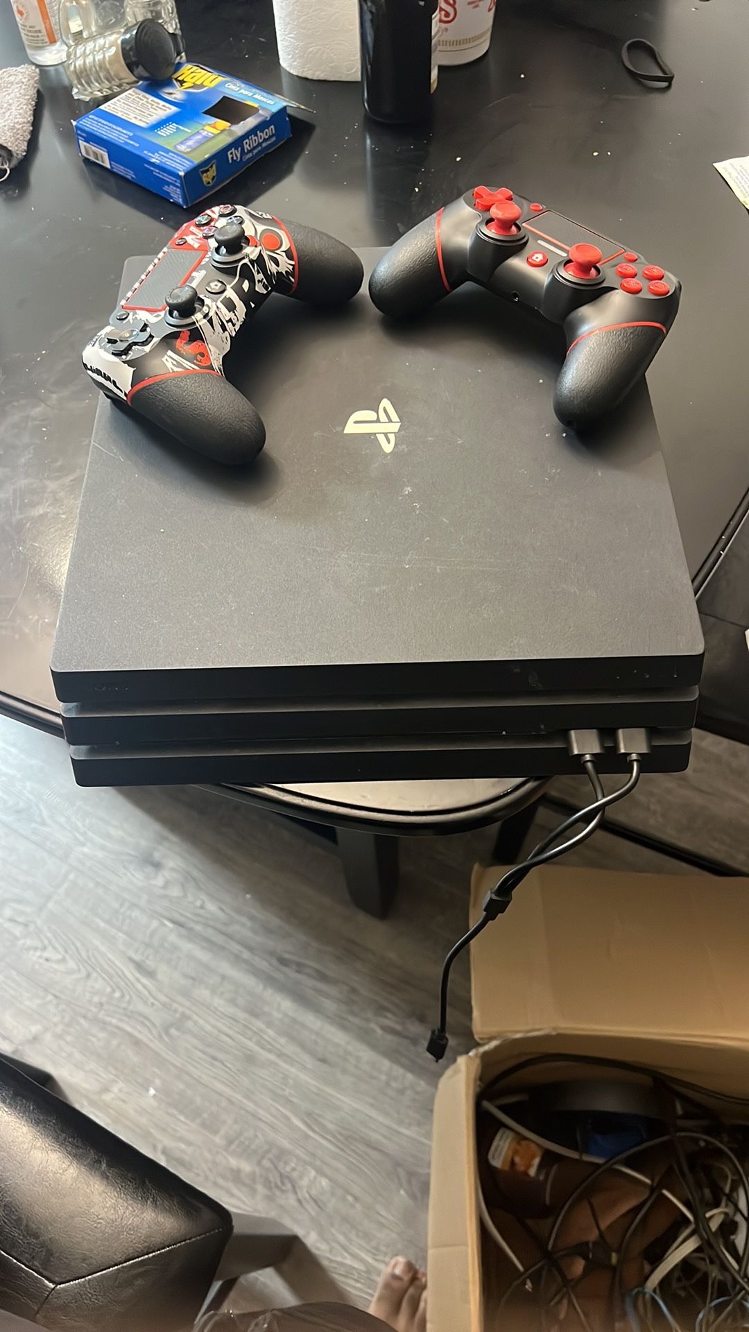 Sony Playstation 4 with Two Controllers Included