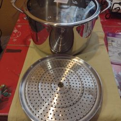 Princess House Olla de 10 qt con parrilla signature 