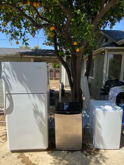 Black mini fridge