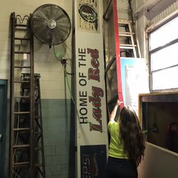 Extra Oversized Aluminum Pepsi Sign