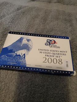 2008 US Mint 50 State Quarters Proof Set