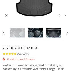 Smart Line Floor Mats For Toyota Corolla! 