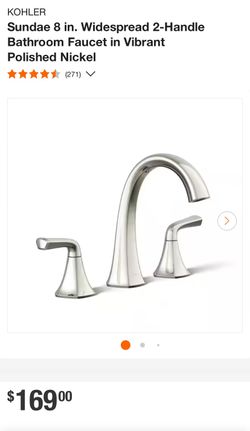 Kohler Brushed Nickel Bathroom Faucet 