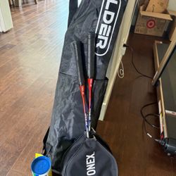 Badminton Racquet * 2 + Net