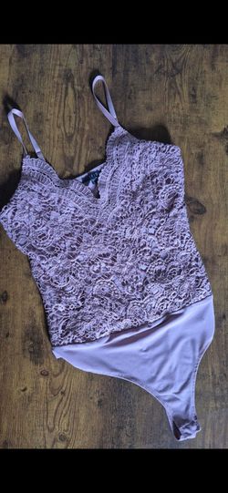 Mauve body suit LARGE