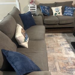Sofa and loveseat