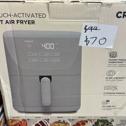 no 6 quart air fryer touch activated