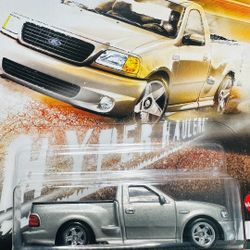 Hot Wheels Premium '99 Ford F150 Svt Lightning "Hot Wheels Hyper Haulers" 