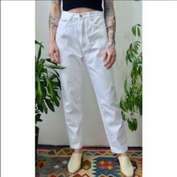 Bill Blass Vintage High Waist Light Blue Jean M