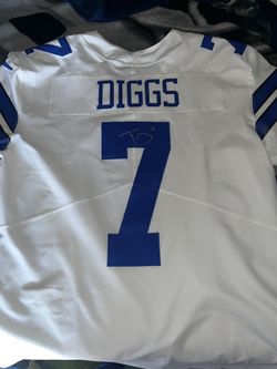 Trevon Diggs Autographed Game Issued Jersey