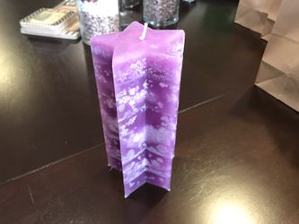 Hand made candle. Blue Diamond/Fort Apache area